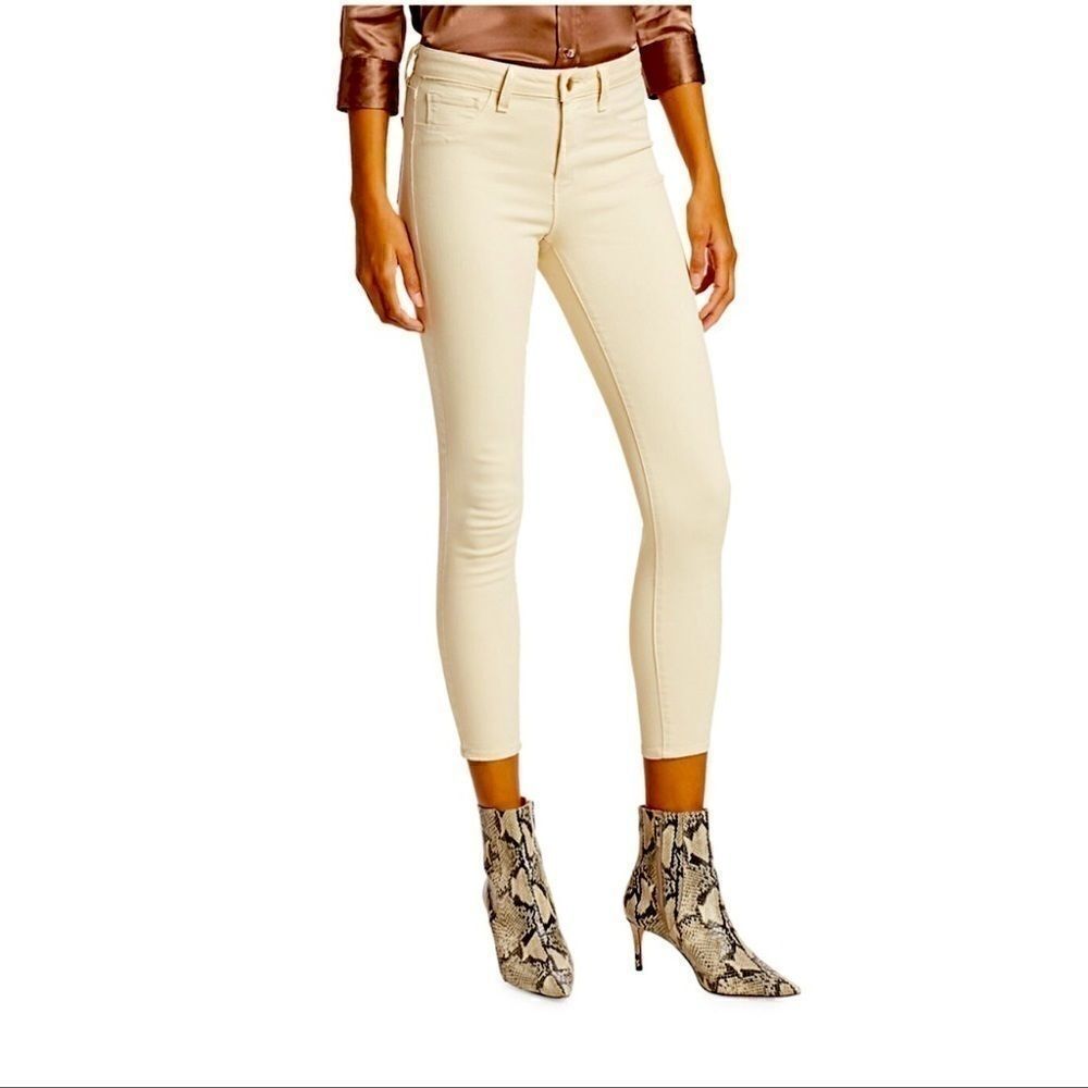 L’agence Margot High Rise Skinny Jeans in Coconut 24